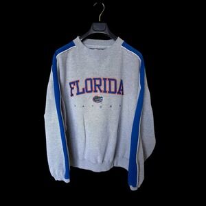 Cadre Athletic Florida Gators Sweatshirt Mens XL Grey Blue Embroidered Vintage
